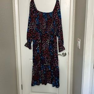 Floral print dress